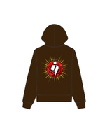 Brown InFr€Quent M!NDS Hoodie Vol. 1