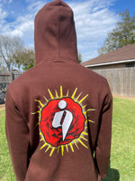 Brown InFr€Quent M!NDS Hoodie Vol. 1