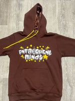 Brown InFr€Quent M!NDS Hoodie Vol. 1